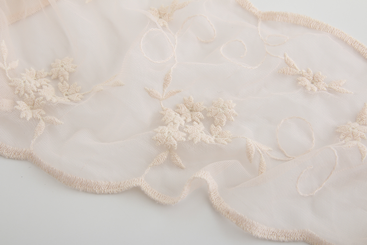 Fashion White Lace Embroidered Silk Scarf,Thin Scaves