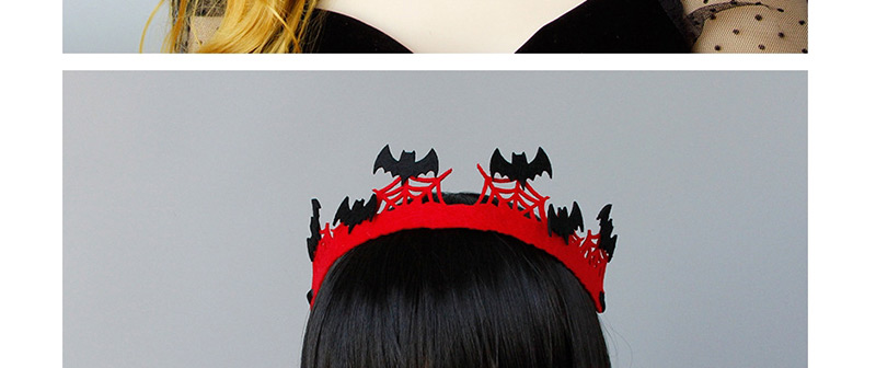 Fashion Red Bat Crown,Festival & Party Supplies