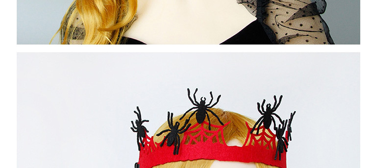 Fashion Red Spider Web King,Festival & Party Supplies