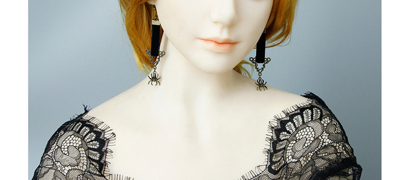 Fashion Black Spider Earrings,Festival & Party Supplies