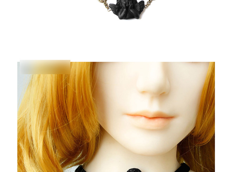 Fashion Black Angel Necklace,Festival & Party Supplies
