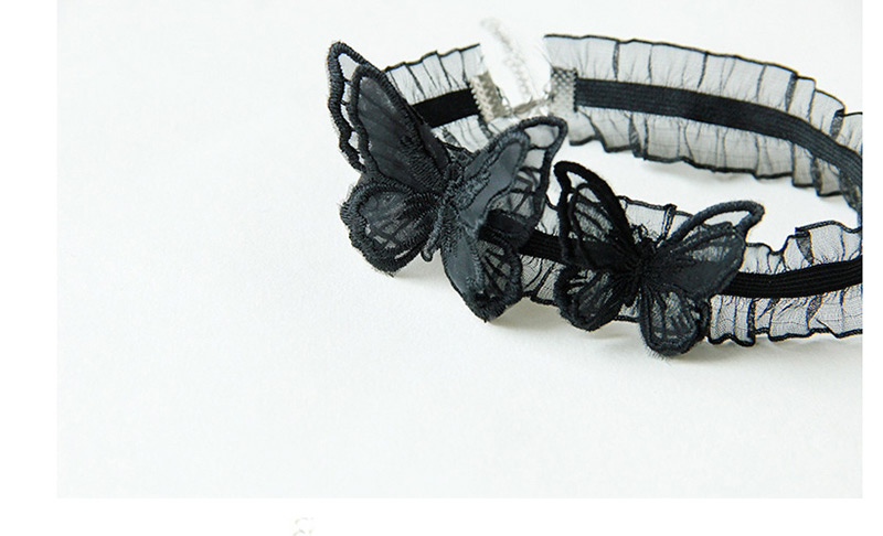 Fashion Black Lace Butterfly Necklace,Festival & Party Supplies