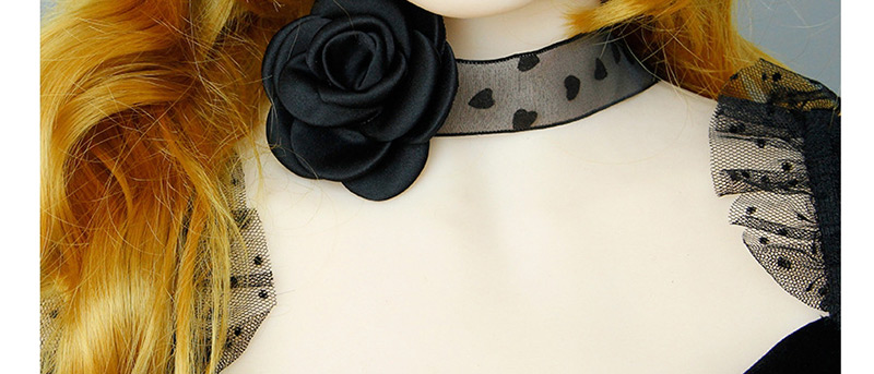 Fashion Black Rose Love Lace Necklace,Festival & Party Supplies