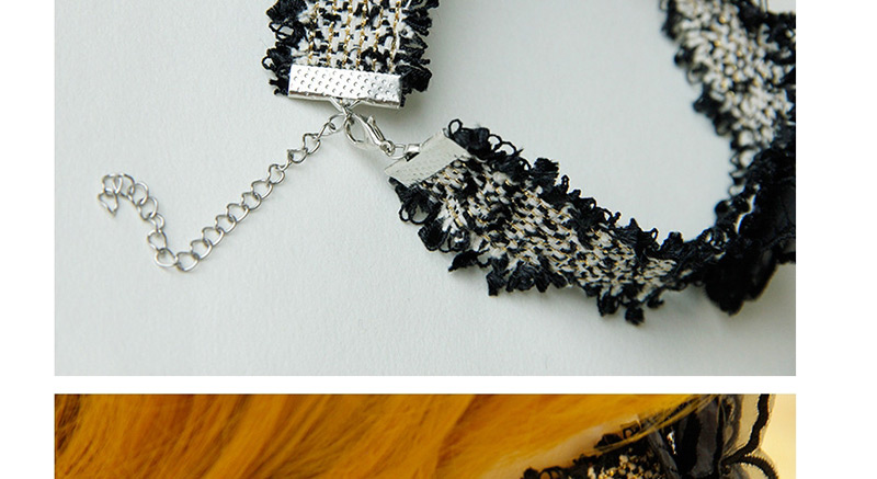 Fashion Black Lace Flower Necklace,Festival & Party Supplies