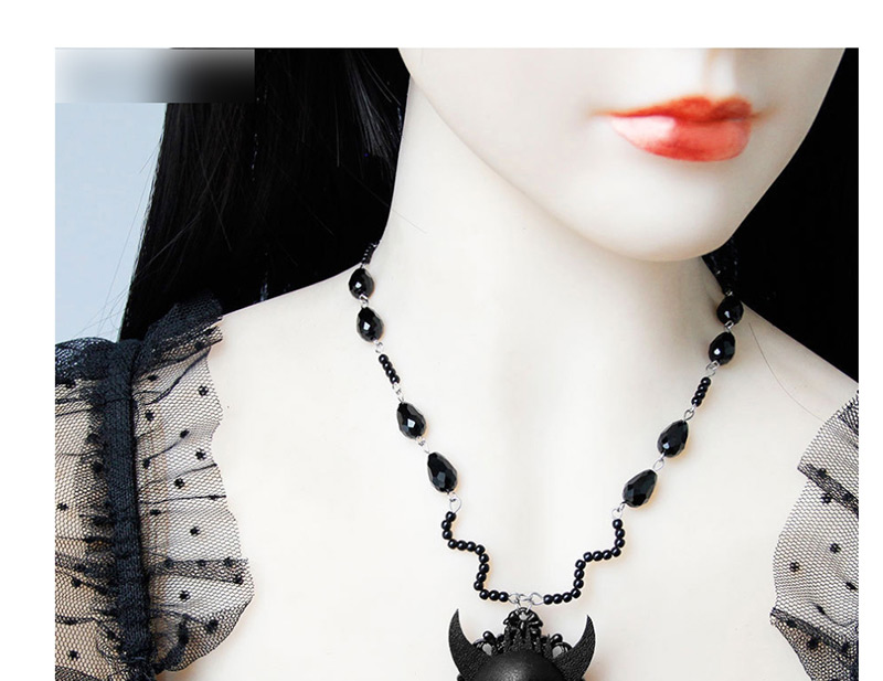 Fashion Black Death Necklace,Festival & Party Supplies