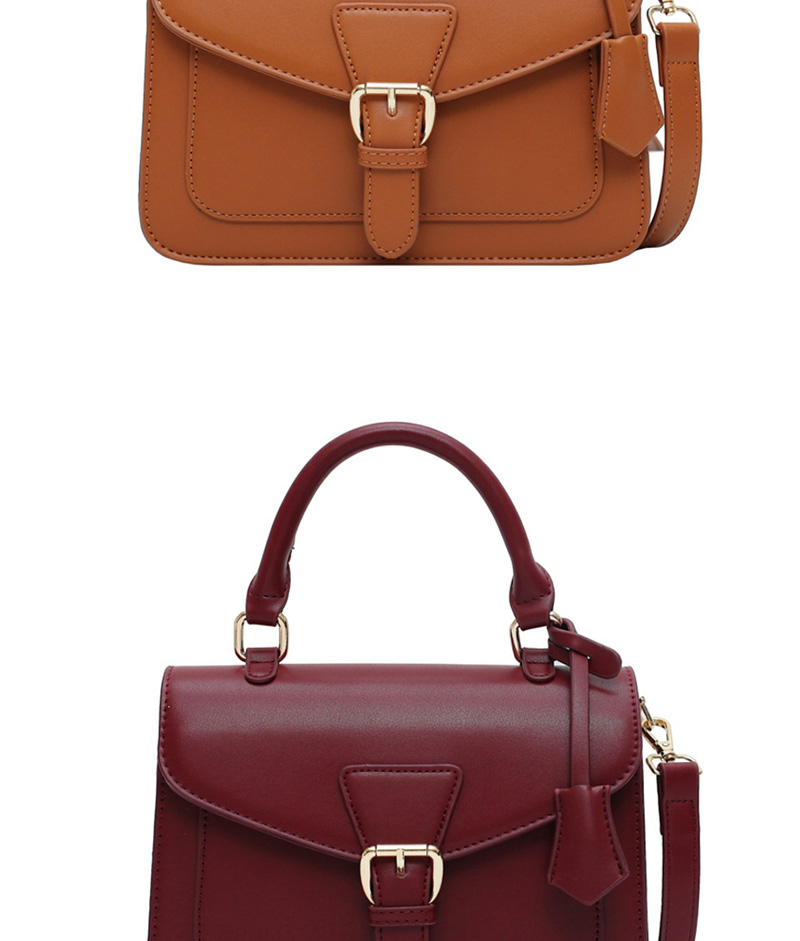Fashion Red Wine Crossbody Shoulder Bag,Handbags