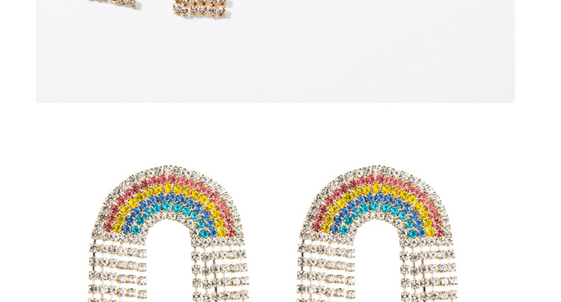 Fashion Color Diamond Tassel Earrings,Drop Earrings