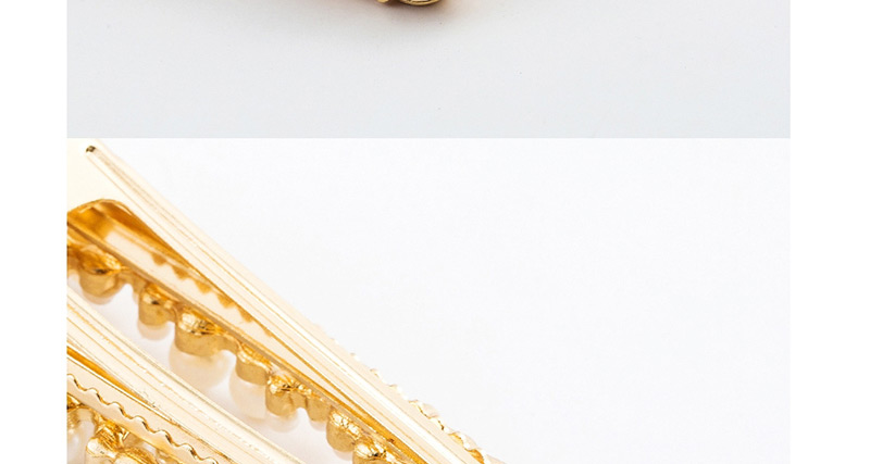 Fashion Gold Imitation Pearl Hair Clip Four-piece,Hairpins