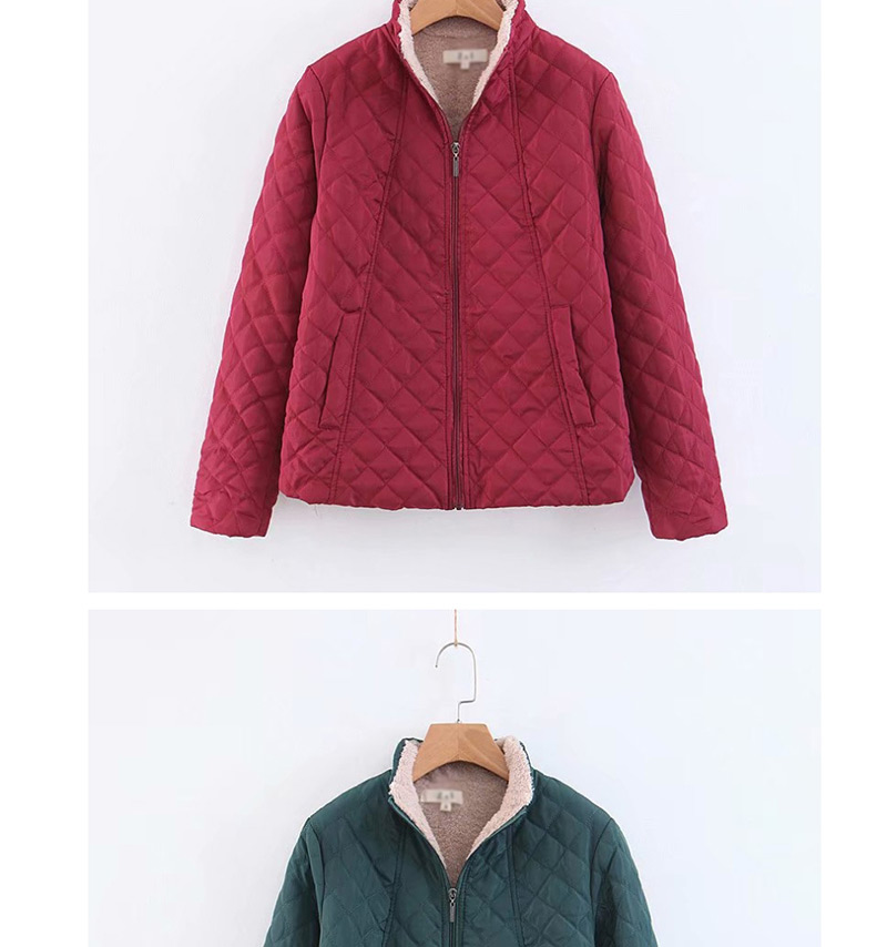 Fashion Armygreen Stand Collar Mesh Lightweight Coat,Coat-Jacket
