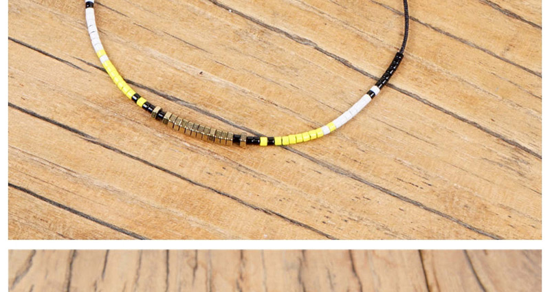 Fashion Yellow Rice Beads Woven Natural Shell Bracelet,Beaded Bracelet