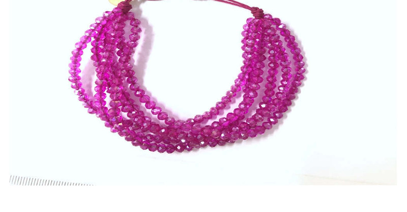Fashion Rose Red Love Rice Beads Woven Bracelet,Beaded Bracelet