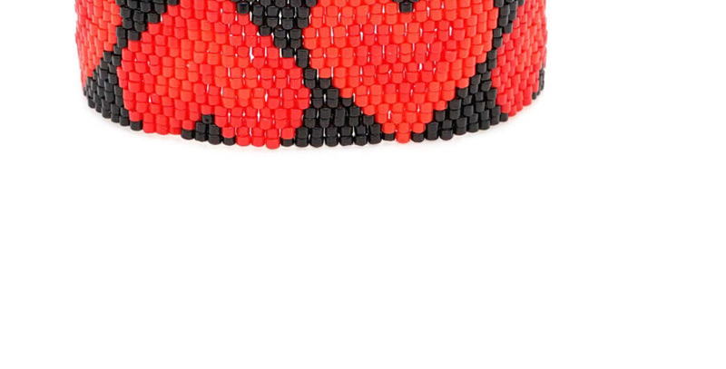 Fashion Suit Red Mizhu Weaving Love Eye Crystal Tassel Bracelet,Beaded Bracelet