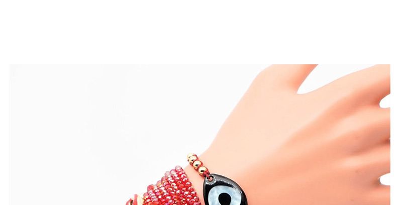Fashion Suit Red Rice Beads Woven Shell Tassel Bracelet,Beaded Bracelet