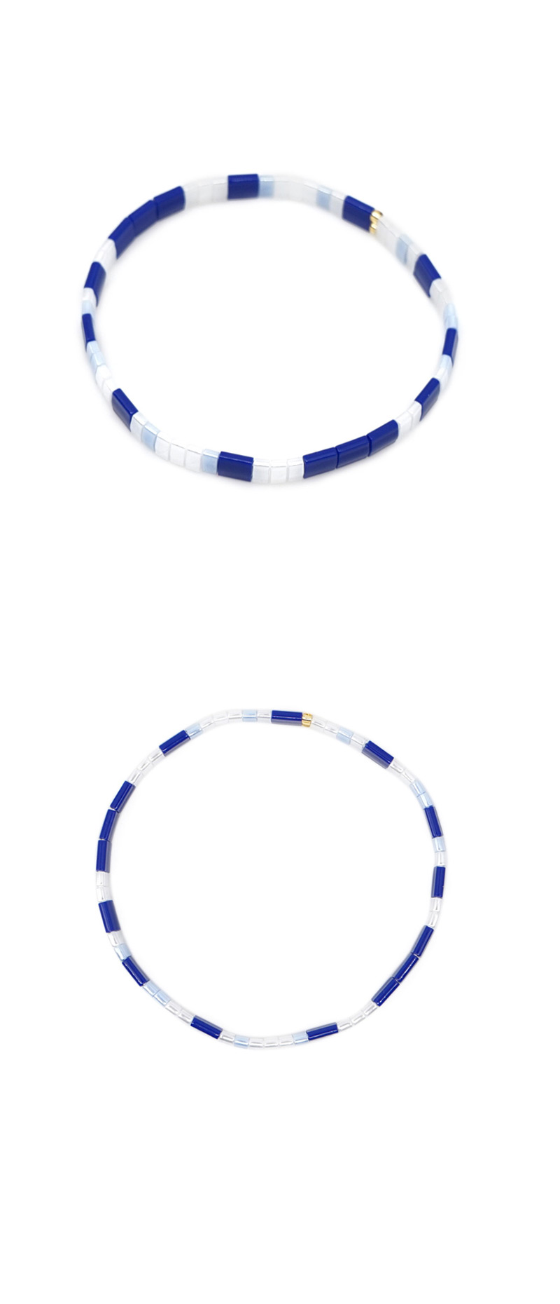 Fashion Blue Beaded Woven Bracelet,Fashion Bracelets