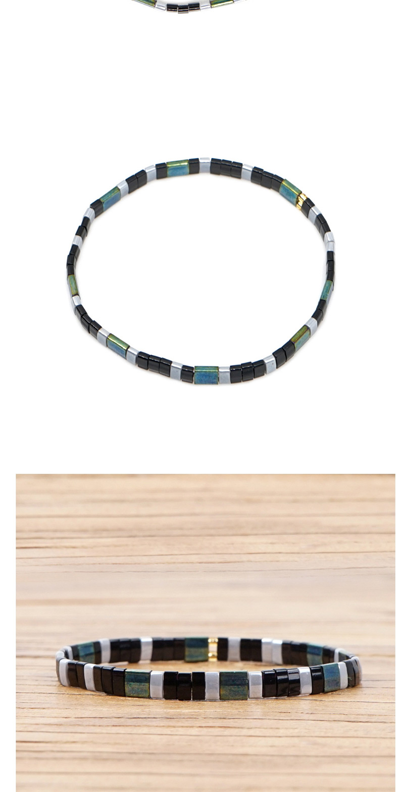 Fashion Coffee Color Rice Beads Woven Bracelet,Beaded Bracelet