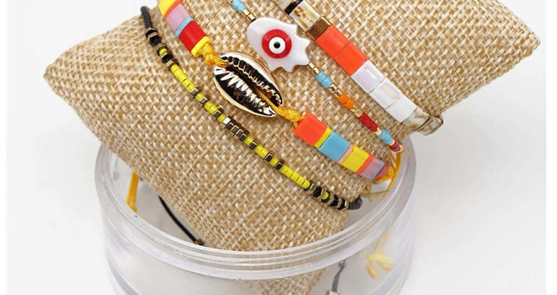 Fashion Set Color Beaded Beaded Natural Shell Bracelet,Beaded Bracelet