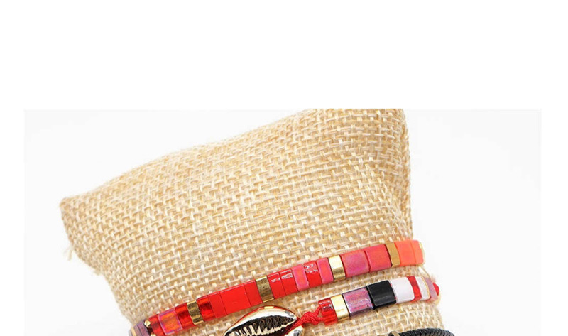Fashion Set Color Rice Beads Woven Natural Shell Bracelet,Beaded Bracelet