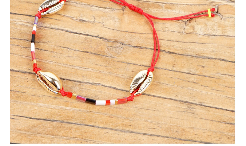Fashion White Rice Beads Woven Natural Shell Bracelet,Beaded Bracelet