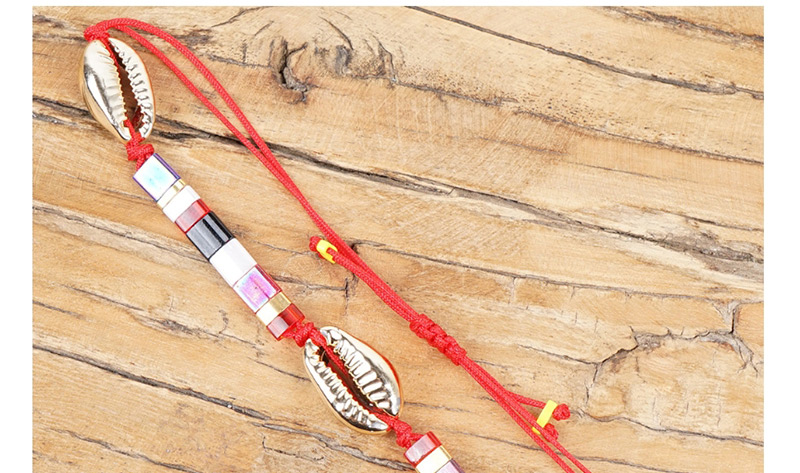 Fashion Color Rice Beads Woven Natural Shell Bracelet,Beaded Bracelet