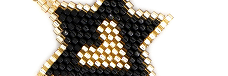 Fashion Black Unicorn Rice Beads Weaving Accessories,Jewelry Findings & Components