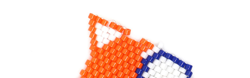 Fashion Orange Fox Rice Beads Weaving Accessories,Jewelry Findings & Components