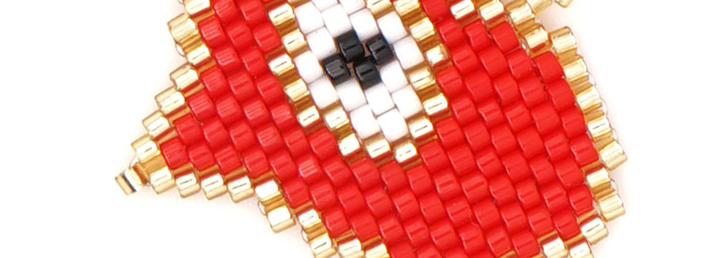 Fashion Red Love Eyes Rice Beads Knitting Accessories,Jewelry Findings & Components
