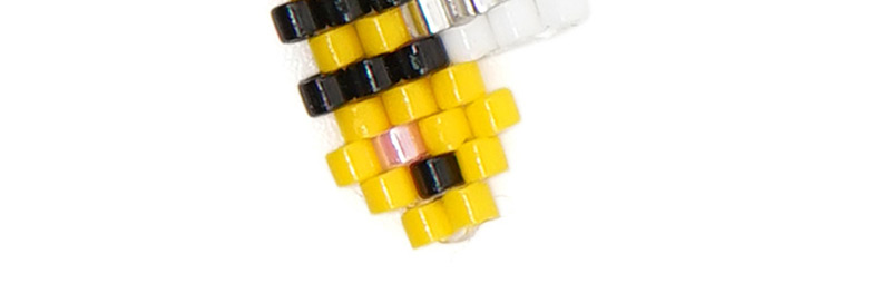 Fashion Yellow Bee Rice Beads Weaving Accessories,Jewelry Findings & Components