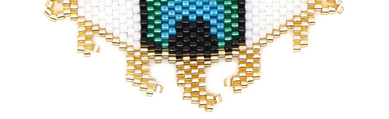 Fashion Gold Eye Bead Woven Accessories,Jewelry Findings & Components