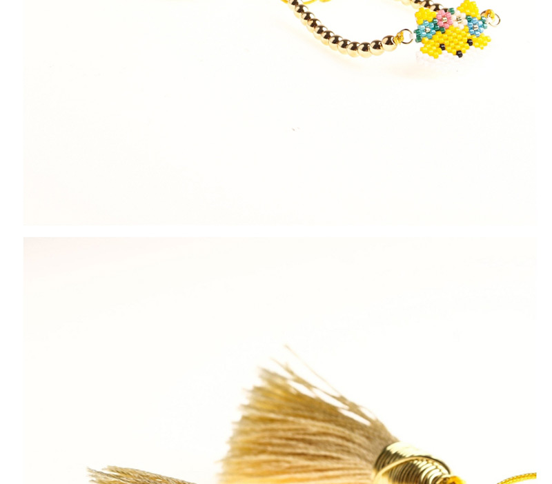Fashion Gold Rice Beads Weave Cartoon Fox Bracelet,Beaded Bracelet