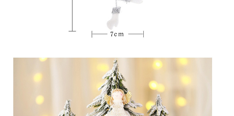 Fashion White Right Hand Holding Angel Christmas Ornaments,Festival & Party Supplies