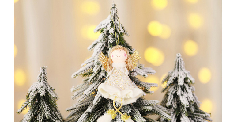 Fashion Golden Left Hand Holding Angel Christmas Ornaments,Festival & Party Supplies
