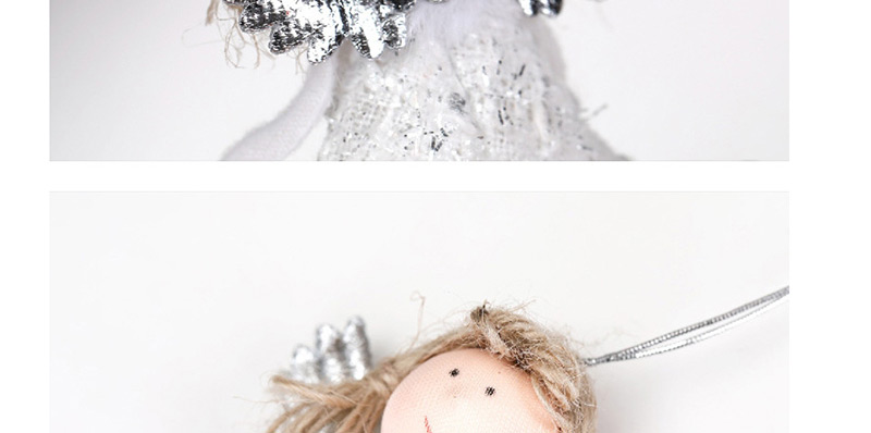 Fashion White Erect Angel Christmas Ornaments,Festival & Party Supplies