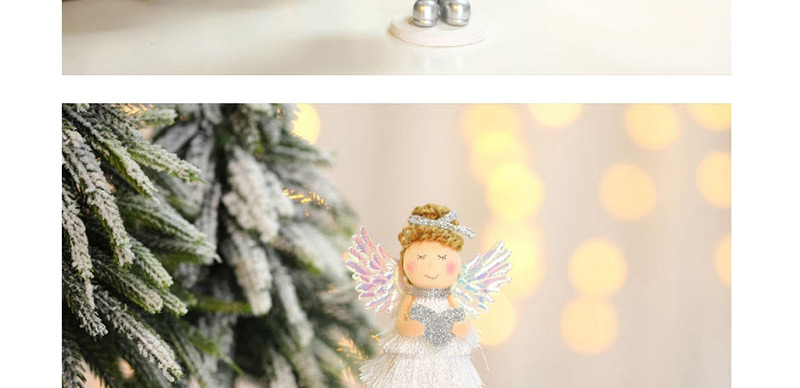 Fashion White Christmas Tree Angel Christmas Ornaments,Festival & Party Supplies