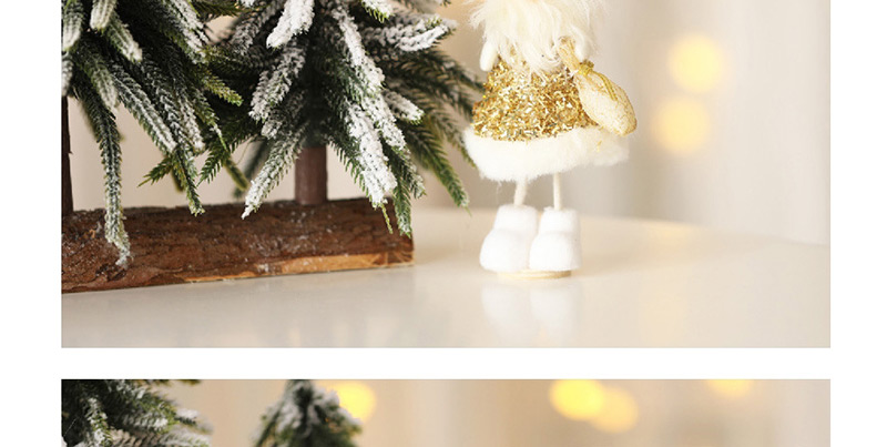 Fashion Golden Snowman Decoration Christmas Tree Pendant,Festival & Party Supplies