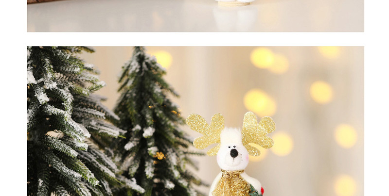 Fashion Golden Elk Decoration Christmas Tree Pendant,Festival & Party Supplies