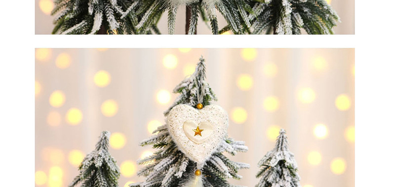 Fashion White Five-pointed Star Feather Pendant Christmas Tree Pendant,Festival & Party Supplies