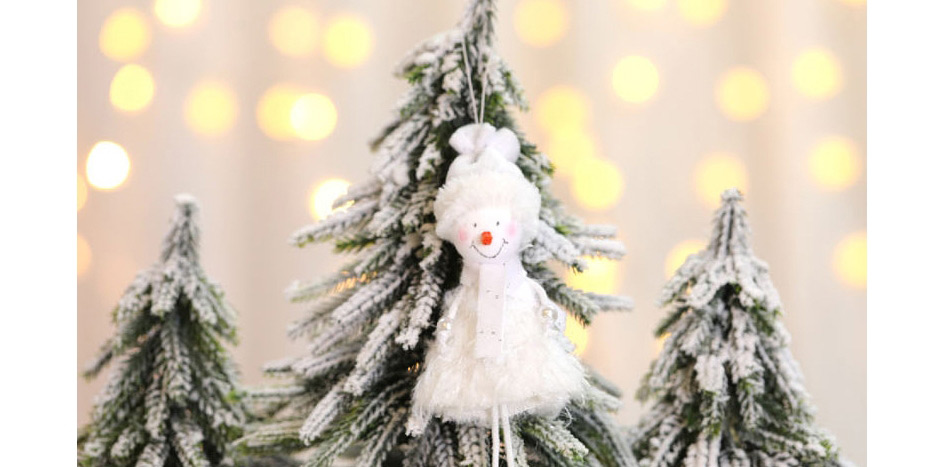 Fashion Elk Feather Christmas Tree Pendant,Festival & Party Supplies