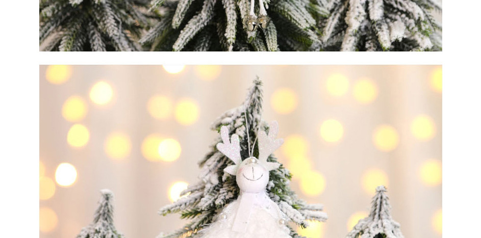 Fashion Snowman Feather Christmas Tree Pendant,Festival & Party Supplies