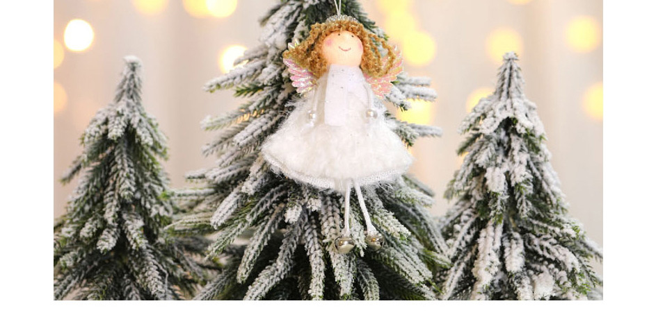 Fashion Elderly Feather Christmas Tree Pendant,Festival & Party Supplies