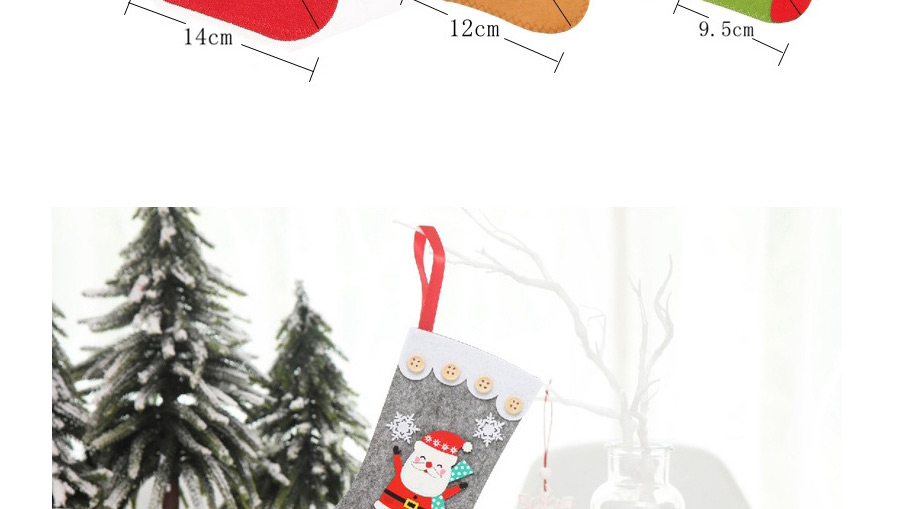 Fashion Medium Elk Christmas Socks Santa Claus Socks,Festival & Party Supplies