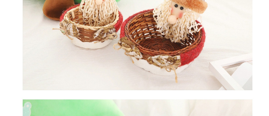 Fashion Small Old Man Candy Basket Christmas Candy Basket,Festival & Party Supplies