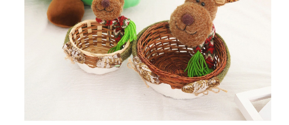 Fashion Small Elk Candy Basket Christmas Candy Basket,Festival & Party Supplies
