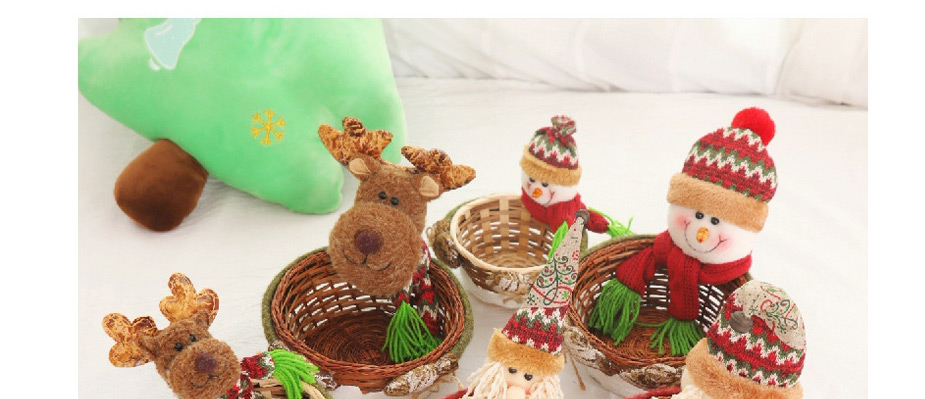 Fashion Large Snowman Candy Basket Christmas Candy Basket,Festival & Party Supplies