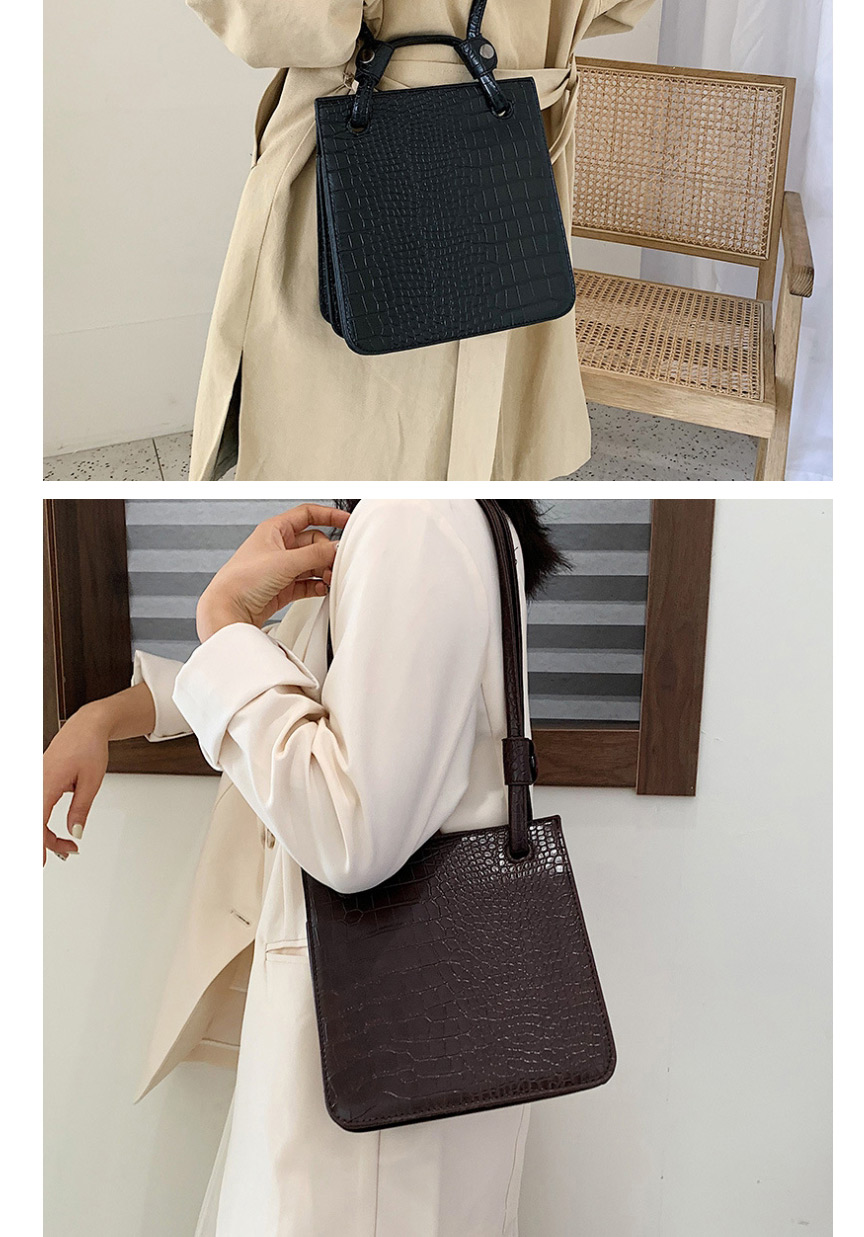 Fashion Beige Stone Pattern Shoulder Bag Multi-layer Bag,Shoulder bags