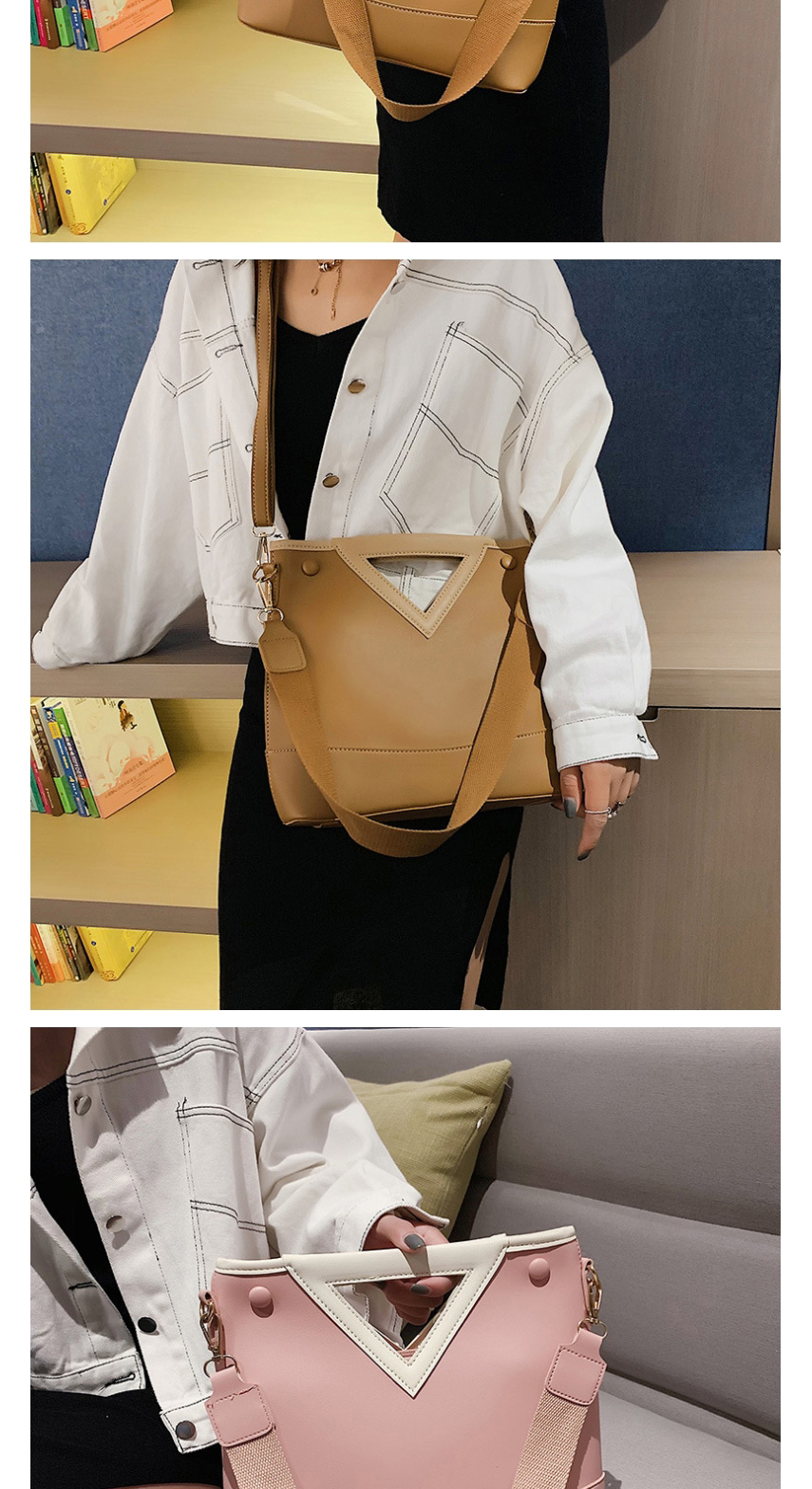 Fashion Khaki Mother Bag Crossbody Shoulder Bag,Shoulder bags