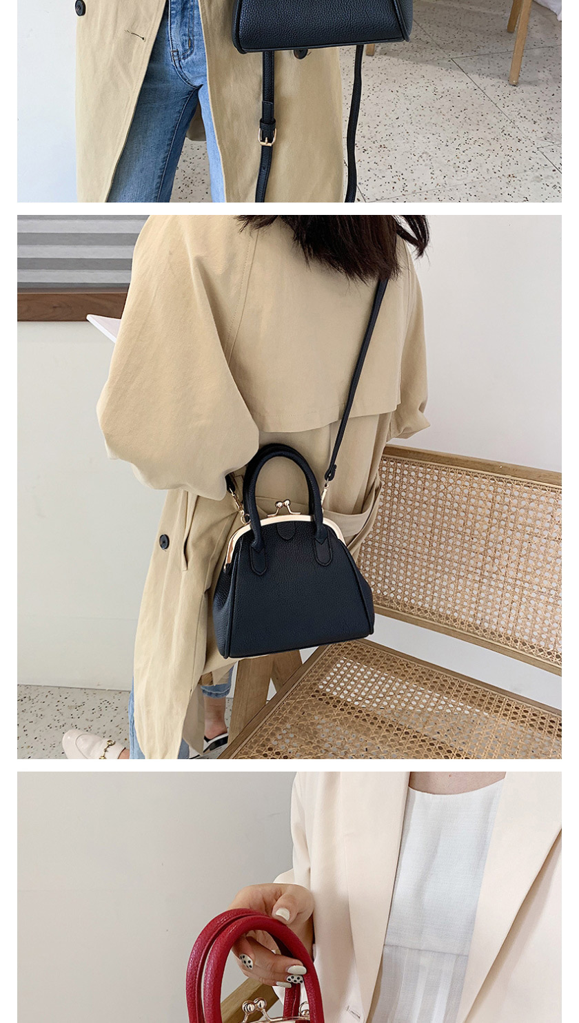 Fashion Black One-shoulder Portable Shell Bag,Handbags