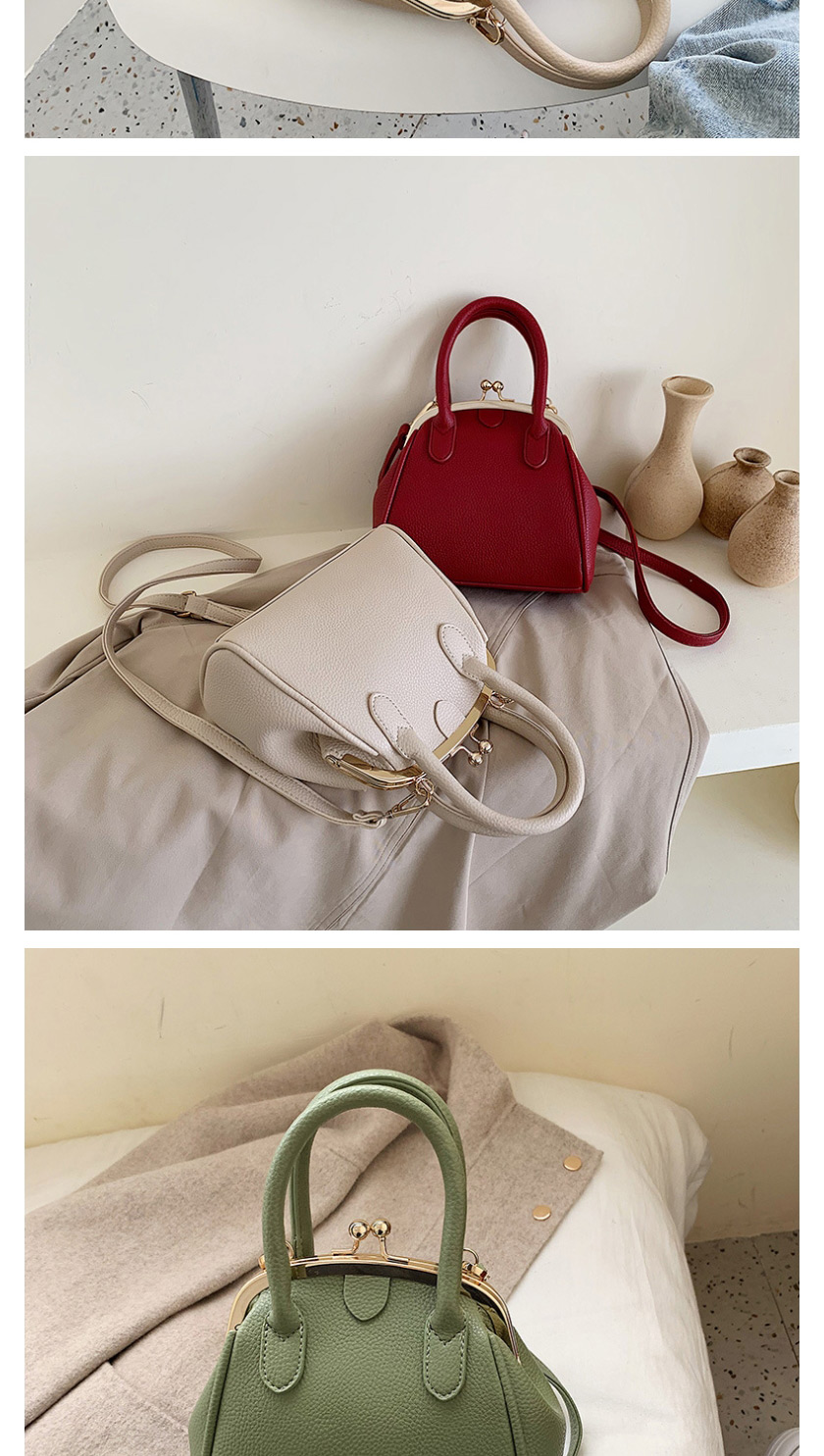 Fashion Creamy-white One-shoulder Portable Shell Bag,Handbags