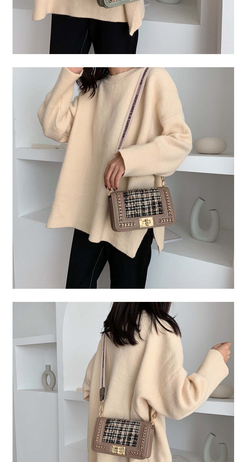 Fashion Khaki Woolen Messenger Shoulder Bag,Shoulder bags