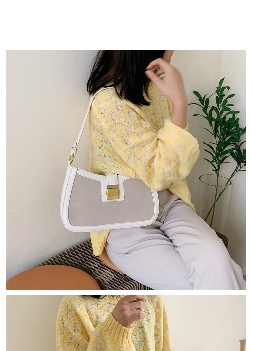 Fashion Yellow Scrub Hand-locked Shoulder Bag,Shoulder bags