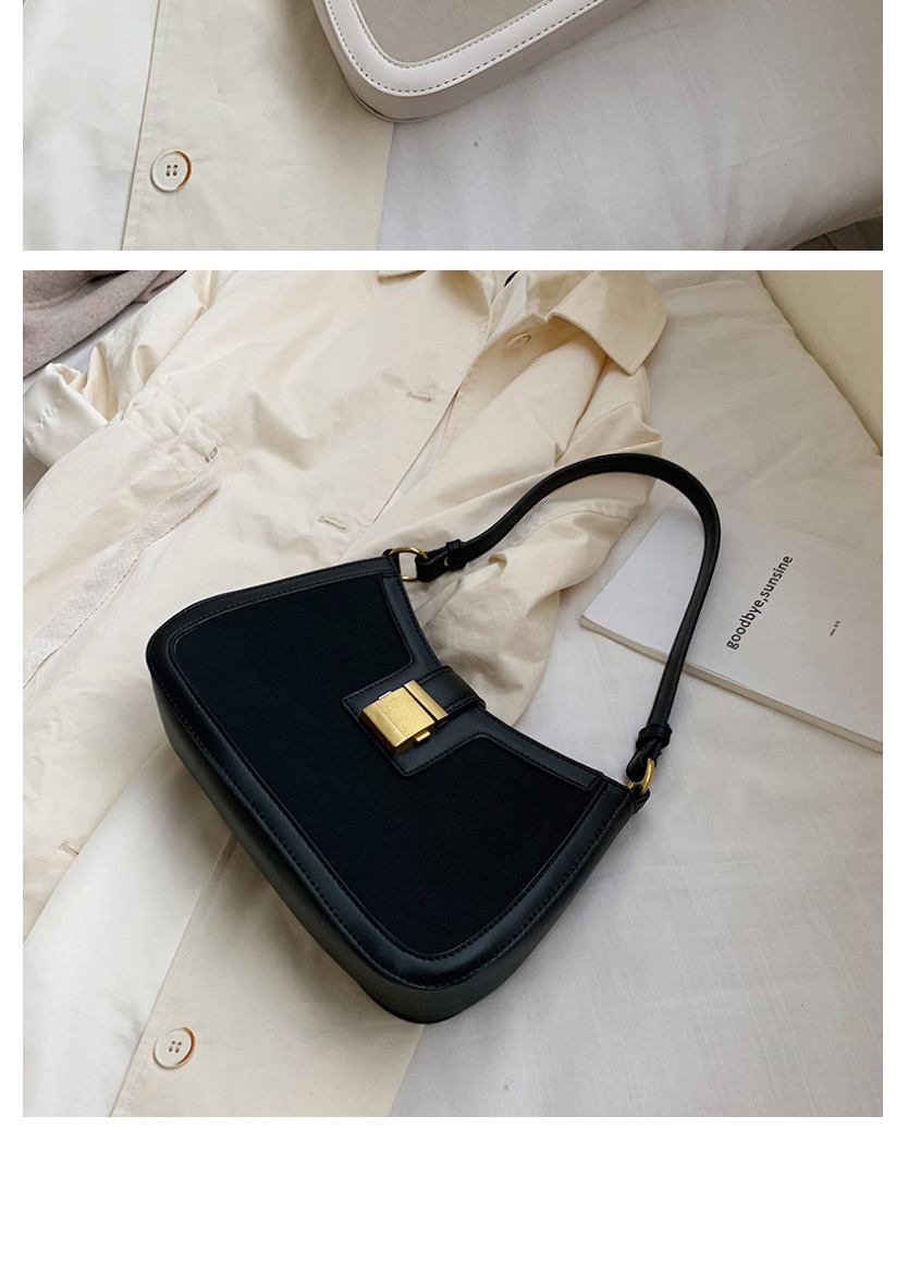 Fashion Black Scrub Hand-locked Shoulder Bag,Shoulder bags
